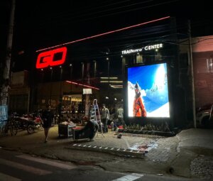ON Mídia inaugura painel de LED em ponto estratégico de Timóteo soaquinoticias